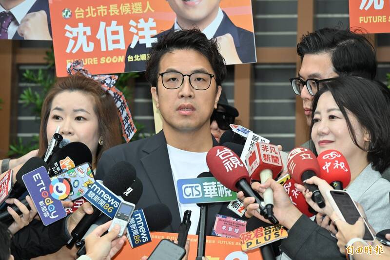 蔣萬安改口「颱風大作戰」為支持者製作 沈伯洋:重點是誰發布的