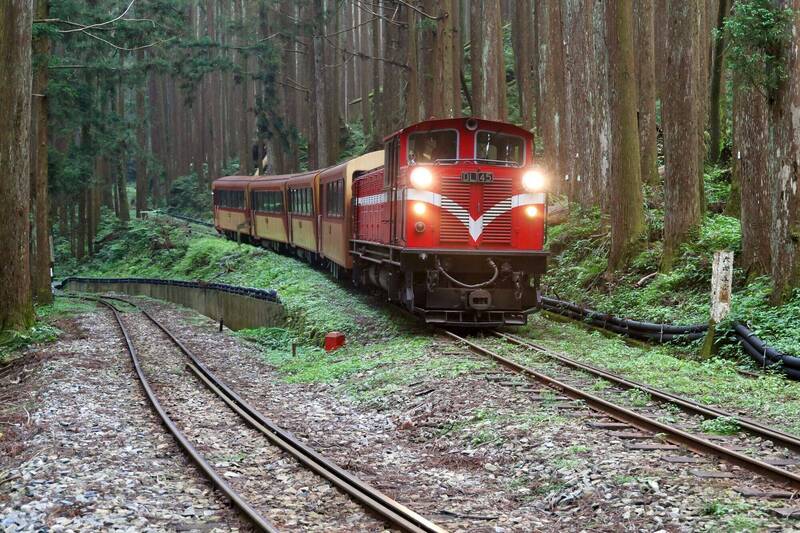全球知名的阿里山林業鐵路。（圖：吳明翰攝，林鐵及文資處提供）
