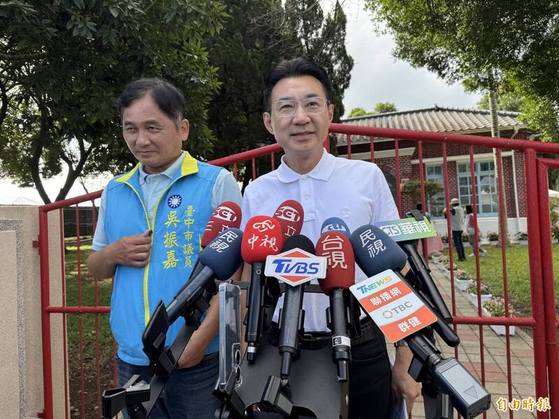 江啟臣公布觀光政見 三大路徑六大作法打造台中成為中台灣國際觀光樞紐