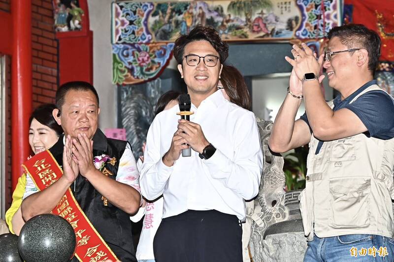 感念開漳聖王屯田興學 沈伯洋走訪士林合誠宮盼市府輔助地方信仰