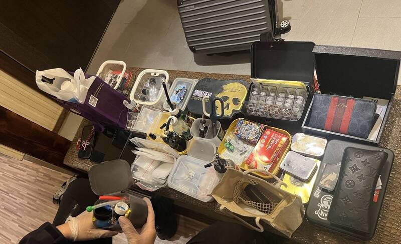 藥頭頻換汽旅掩護分裝毒品 警掌握作息突擊逮人