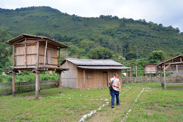 泰雅族北勢群的傳統建築為竹製高腳屋。