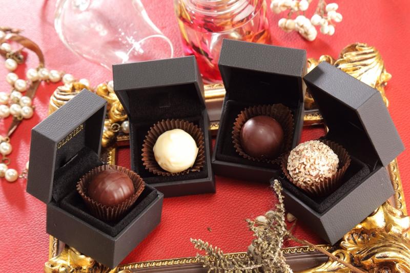 Du Rhône Chocolatier 松露珍情戒盒／250元（1盒）（記者陳宇睿／攝影）