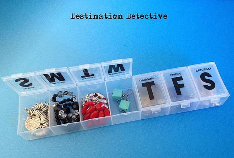 能夠依照不同天放入不同的飾品。