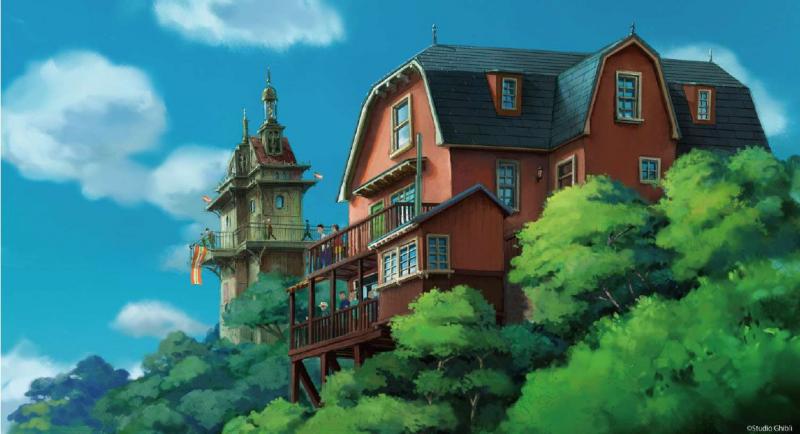 青春之丘區。（圖片擷取自Studio Ghibli）