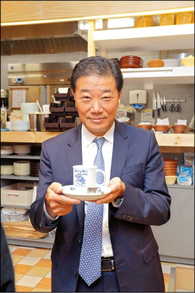 臼井興胤／日本客美多咖啡 代表取締役社長。（記者陳宇睿／攝影）