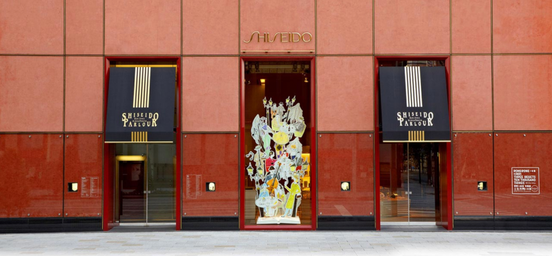 位於銀座的SHISEIDO PARLOUR甜點店，幾乎可說是該區域的地標。