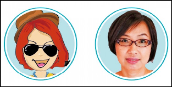 此回由喂～夫人及李淑娟（右）共同對談分享。（記者魏妤靜／攝影）
