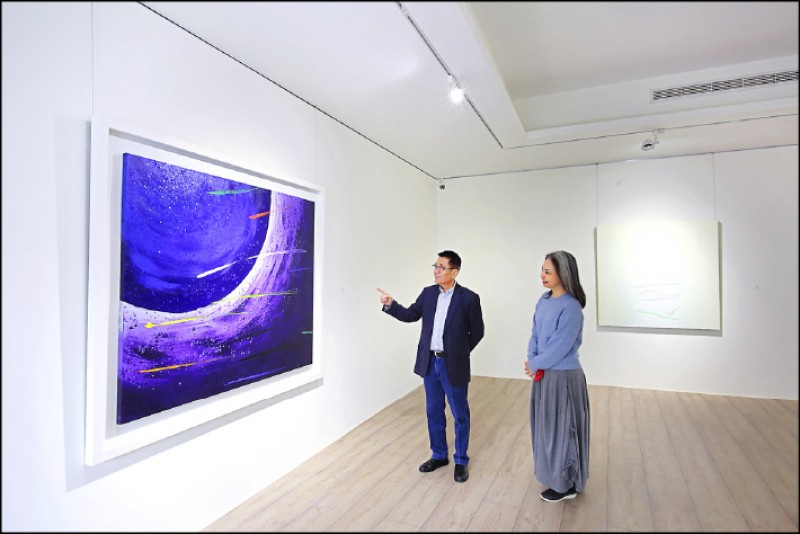 王慶祥期望透過四處林立的美術館，人人都能恣意沉浸在美的世界裡。（記者李惠洲／攝影）