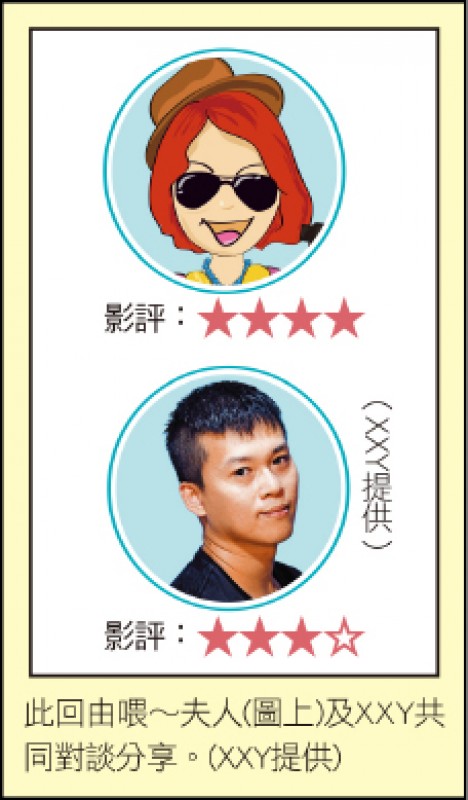 此回由喂～夫人(圖上)及XXY共同對談分享。(XXY提供)