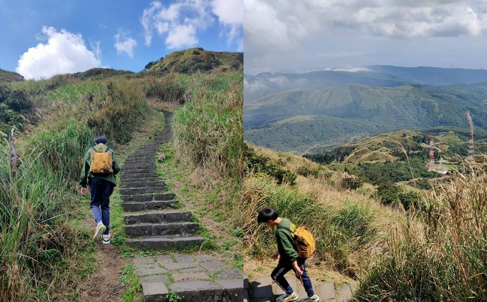 青峰也在IG寫下：「峰甄登主峰，一覽眾山小」，分享與Hebe一同登山的心情。（圖／截自田馥甄FB粉專）