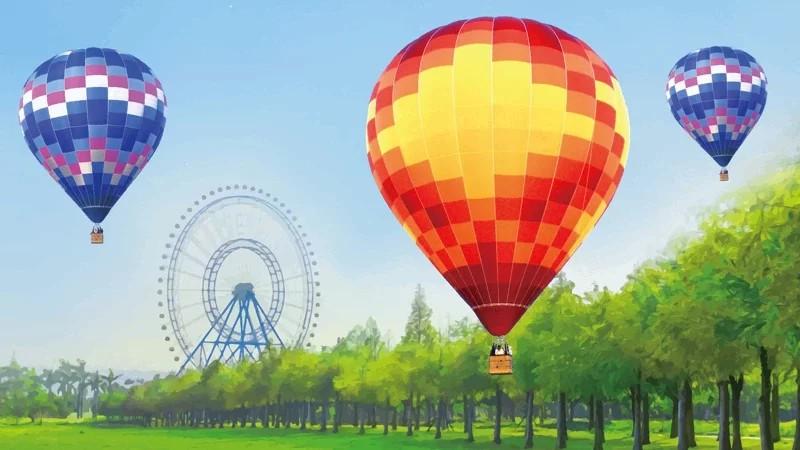 台中麗寶樂園「搭熱氣球升空」連續10天登場!免費體驗走進球體裡 台中麗寶樂園「搭熱氣球升空」連續10天登場!免費體驗走進球體裡