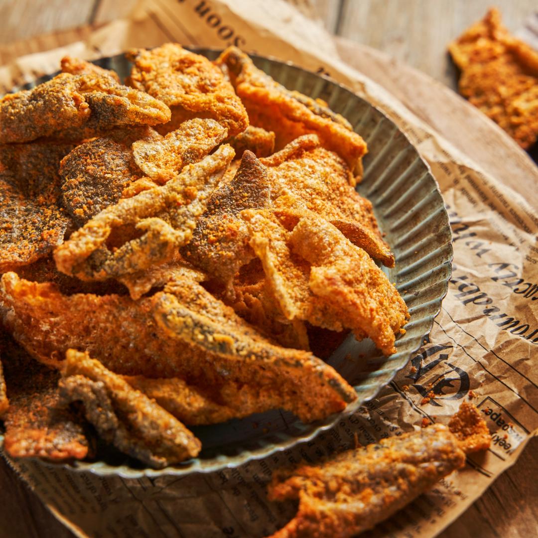 鹹蛋黃酥脆魚皮 2包特價261元。（圖／Pinkoi提供）