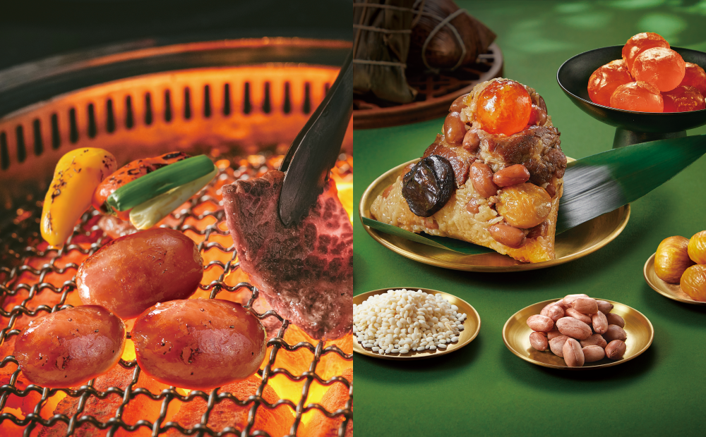 黑橋牌聯名「燒肉南霸天」推火烤焦香珍珠腸！這一款經典肉粽熱銷25年