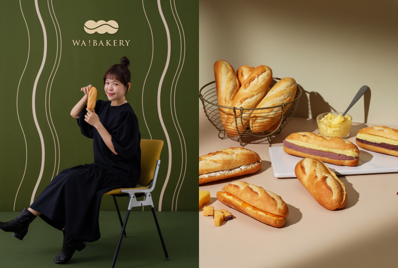 古娃娃創立全新美食品牌，推出5種口味的夾心棍棍。（圖／WA!BAKERY提供）