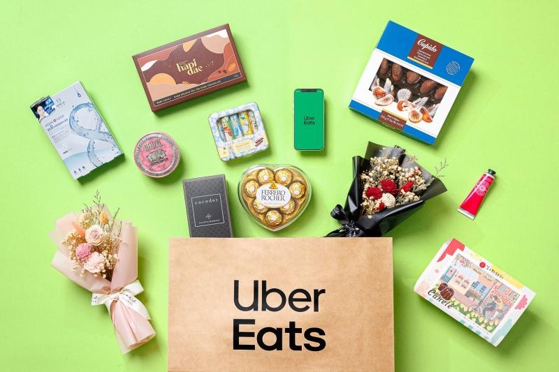 Uber Eats 優市及7大商家合作夥伴推出情人節專區，多樣生活質感選物無論是送禮或打造儀式感都浪漫加分！（圖／Uber Eats 提供）