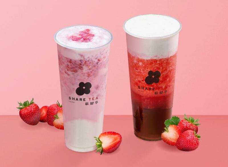 Sharetea歇腳亭冬季新品「你想好了莓」上市，每杯90元。（圖／Sharetea歇腳亭提供）