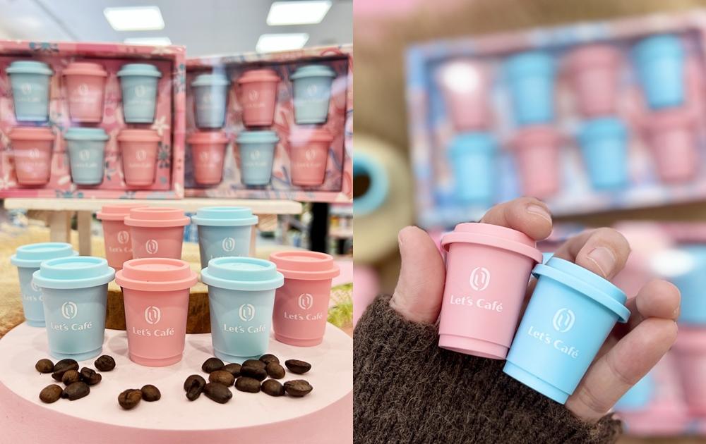 Let’s Café推Mini Cup櫻花系列，共有「粉櫻款」與「晴櫻款」兩種樣式。（圖／全家便利商店提供）