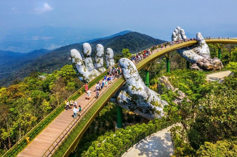 聲名遠播的「越南巴拿山」。（圖／五福旅遊提供）