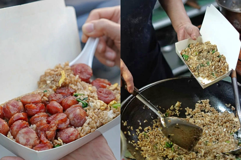 「爆量香腸炒飯＋豬血湯」一百元吃超飽！高雄阿嬤炒飯回歸再次爆紅