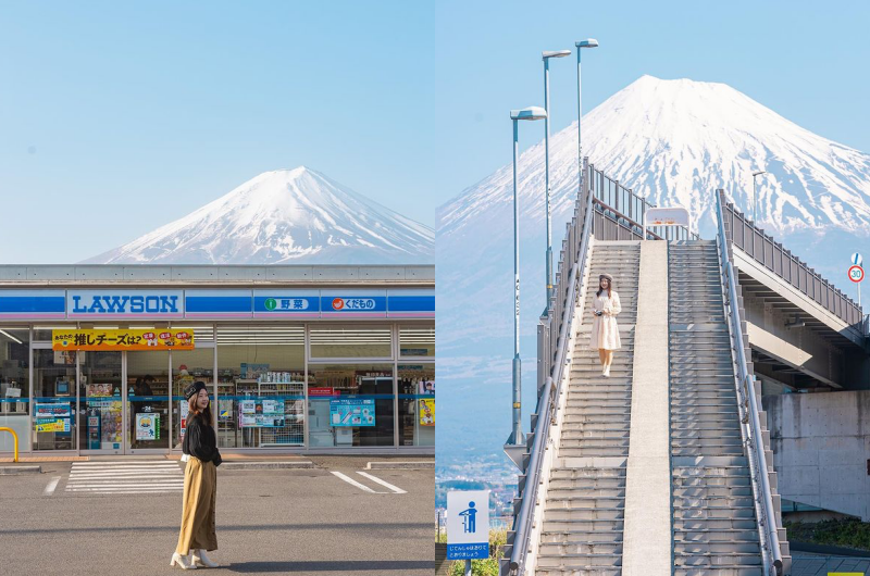 日本神山打卡景點爆紅！「最美超商、通往富士山的階梯」交通攻略帶你拍