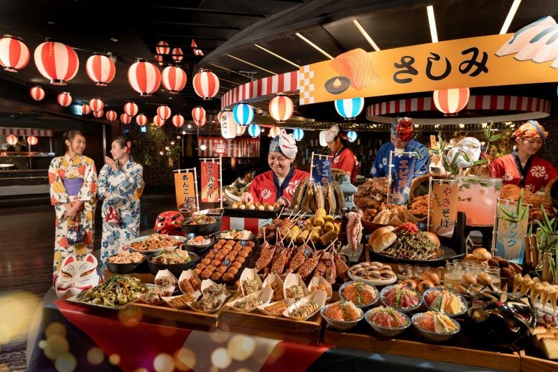 10大「屋台料理」進駐晶華栢麗廳，加入晶華會APP可享「用餐買一送一」。（圖／晶華酒店提供）