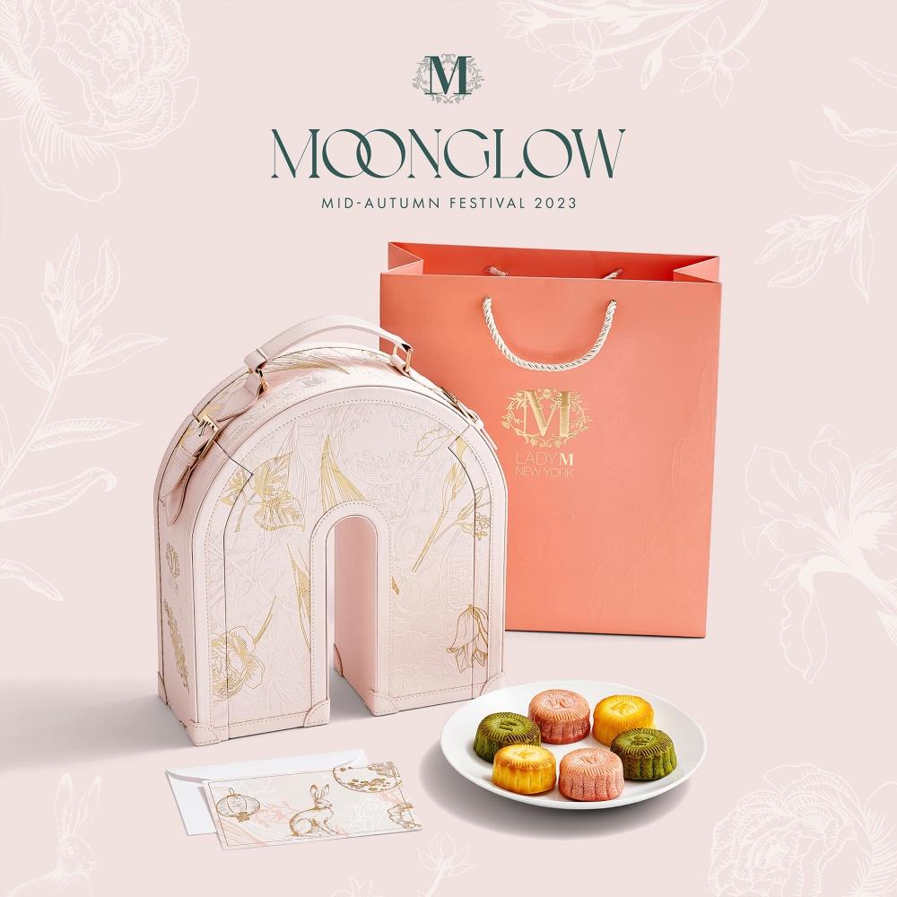 MOONGLOW 中秋月餅禮盒，即日起～9/9享早鳥預購價2,480元。（圖／Lady M提供）