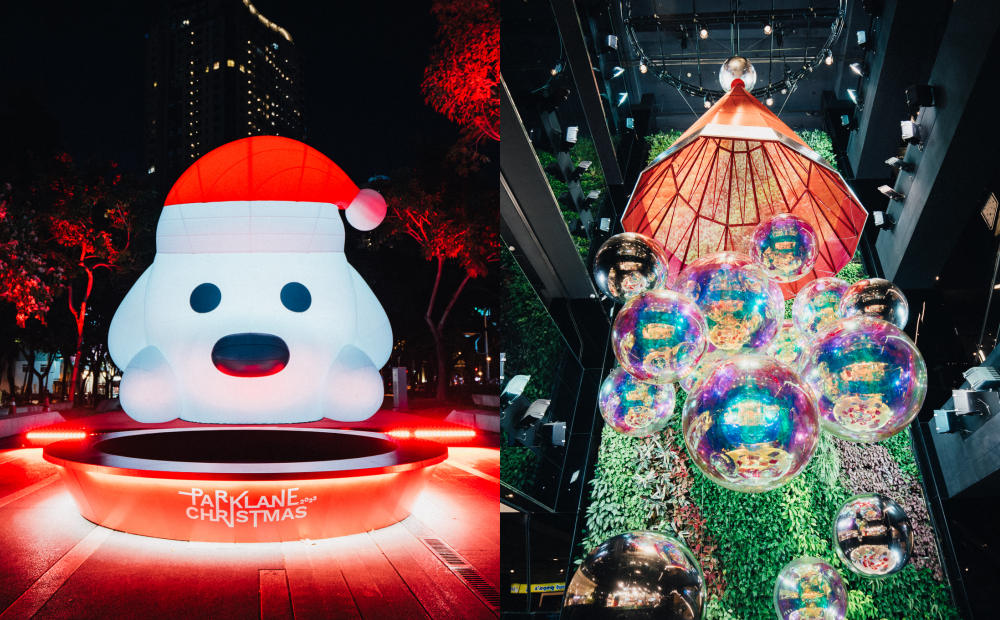 放大千倍的日本插畫萌犬、６米高泡泡雨！台中「勤美聖誕村」亮點一次看