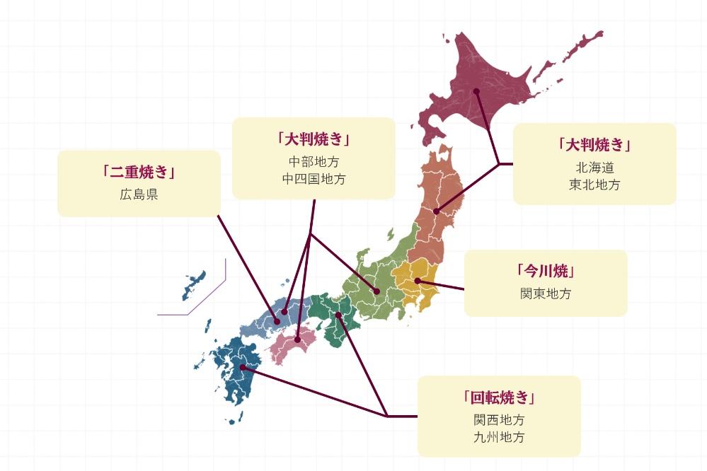 車輪餅在日本有近百種稱呼！大判燒、今川燒、回轉燒各種叫法引發網友論戰