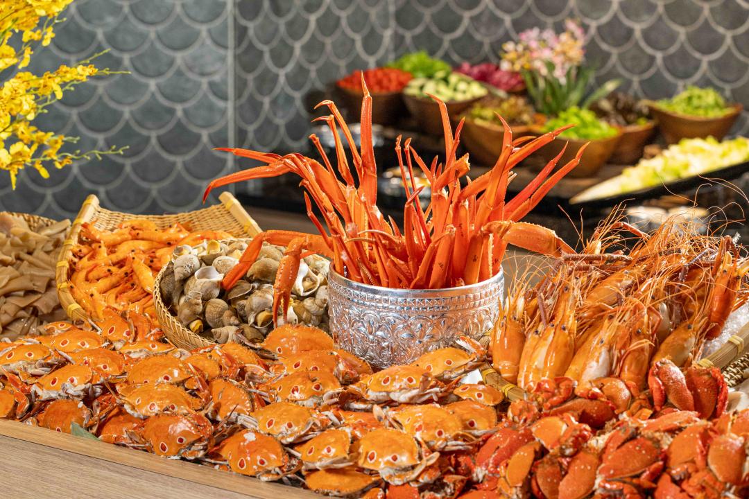 泰市場回歸祭９折優惠！升級90道料理、週末泰國蝦＆松葉蟹腳無限吃
