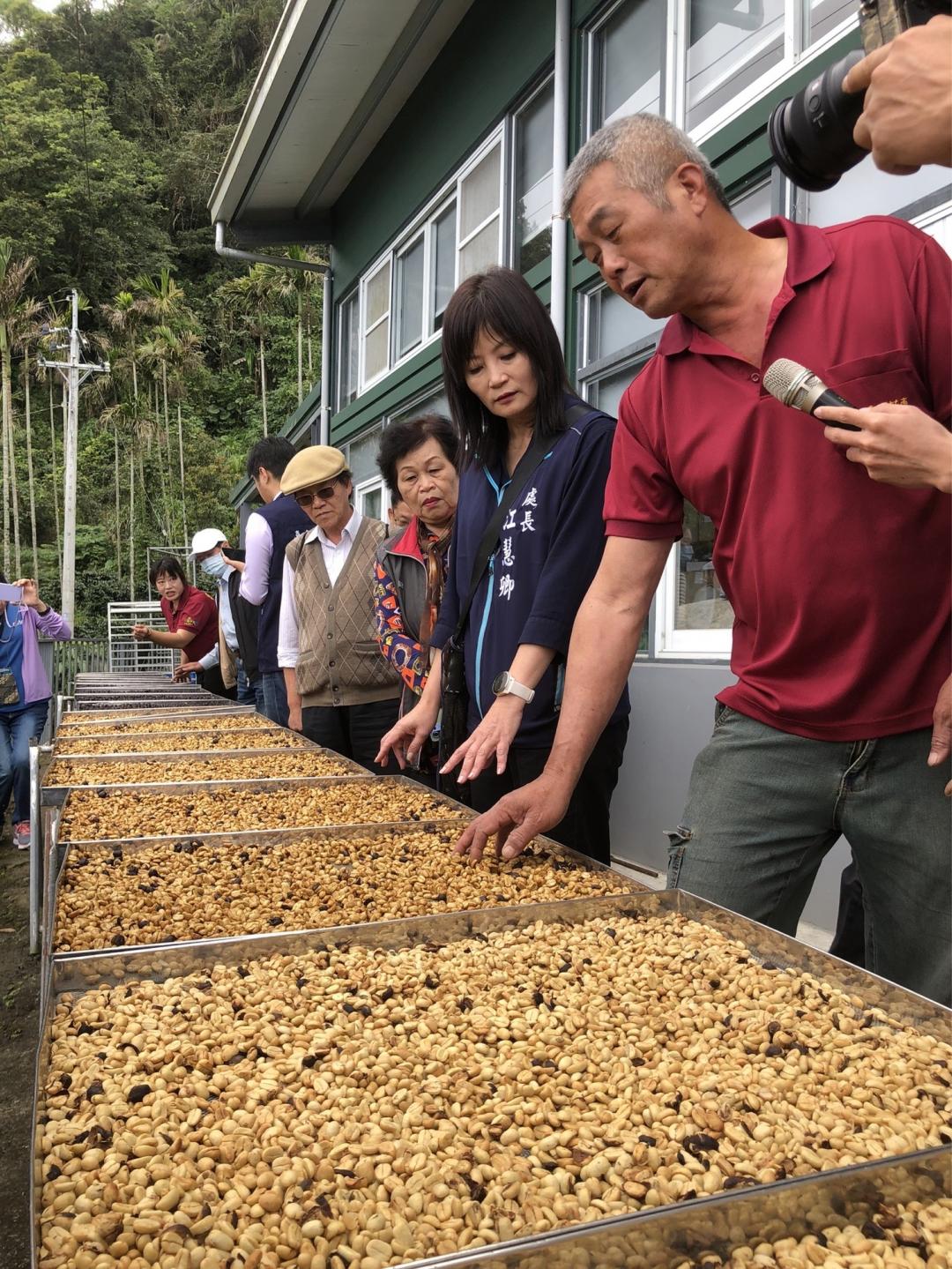 農糧署東區分署為推廣友善環境咖啡產業，今天舉辦「漫遊東台灣 啡香伴左右」活動。 （記者黃明堂攝）