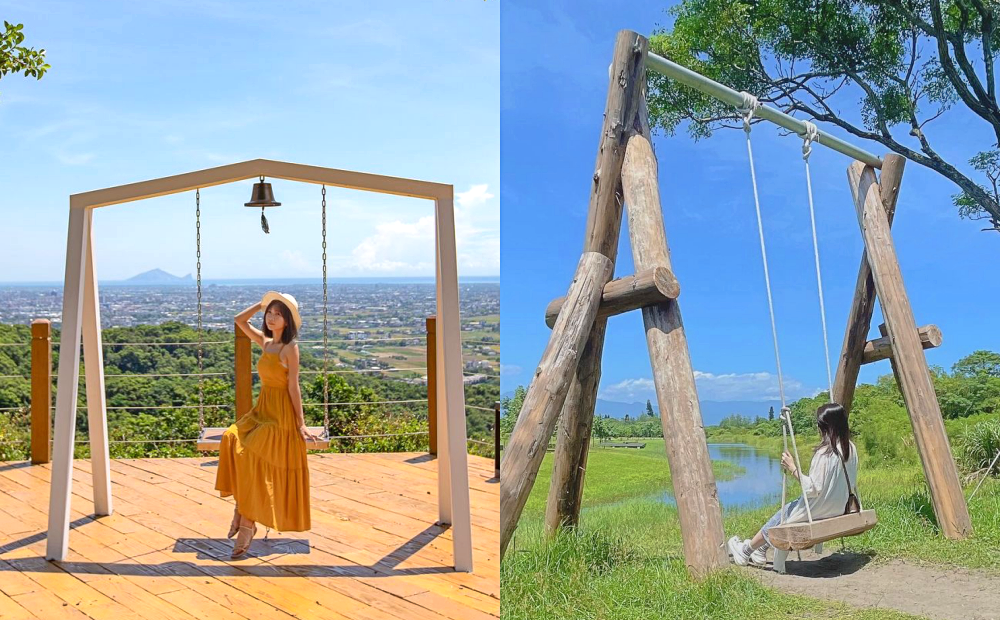 宜蘭鞦韆打卡新秘境！登高遠眺龜山島美景、唯美小溪流一起入鏡