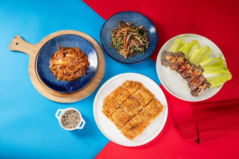 台北北投雅樂軒酒店「NOOK聚聚樂餐廳」親古韓食堂限定韓式料理。（圖／萬豪國際集團提供）