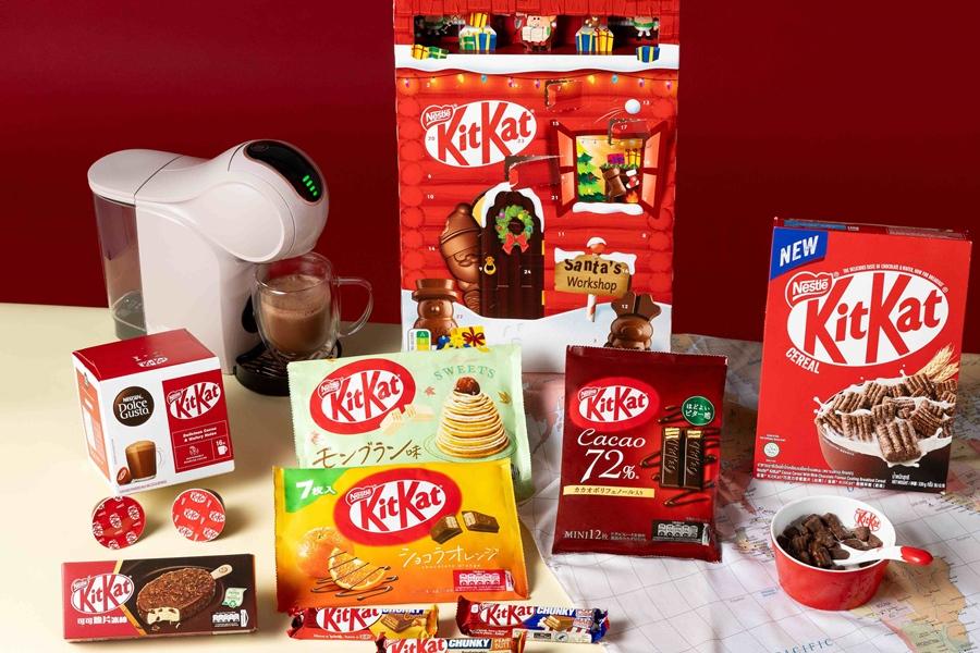 KitKat巧克力歐美日熱銷新品登台！酥脆Chunky系列、耶誕倒數月曆搶先開賣