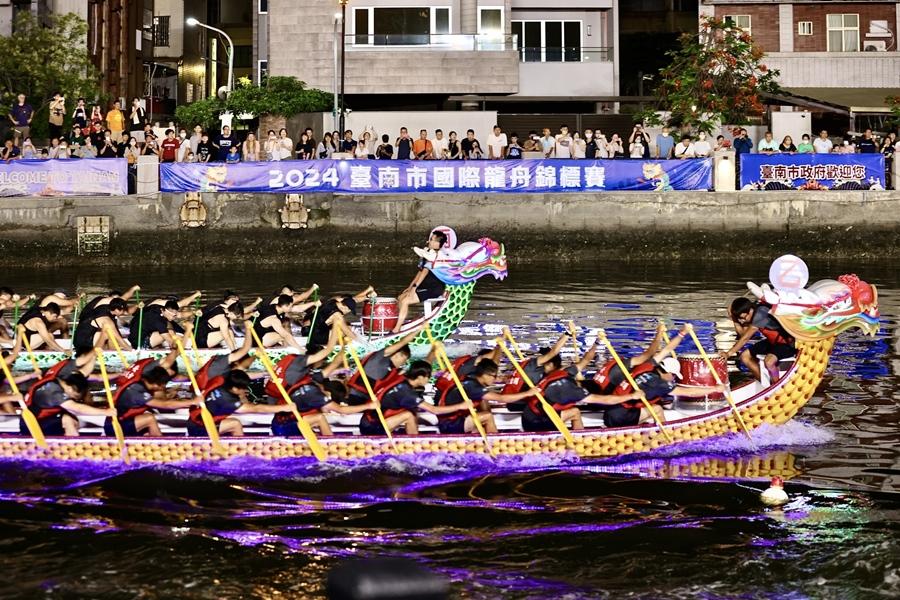 台南被選入英國倫敦知名雜誌《Time Out》2025年「亞洲最佳旅行地」，台南龍舟賽吸引國際注目。（台南市府提供）