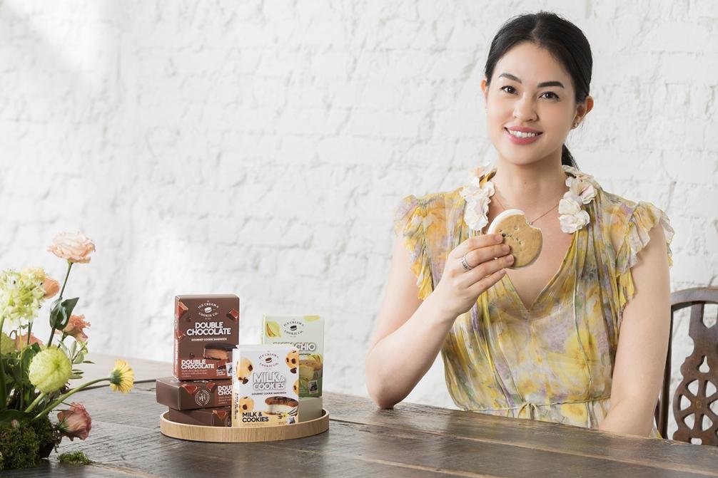 The Ice Cream & Cookie Co.(ICC)創辦人Natasha Chiam分享「Better For You」的品牌創立初衷，致力呈現美味與健康冰淇淋體驗。（圖／品牌提供）