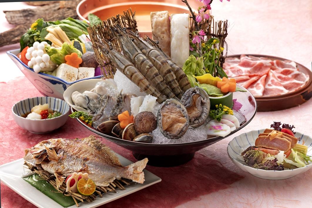 欣葉SHABU SHABU推薦根島生態蝦雙人鍋肴。（圖／品牌提供）