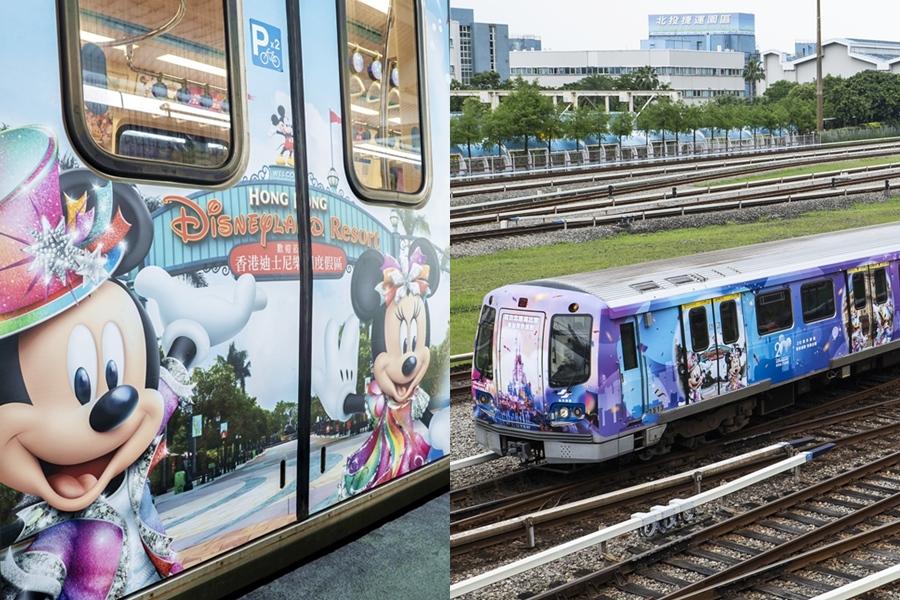 「迪士尼彩繪列車」現身北捷！香港迪士尼樂園20週年熱鬧開趴、加碼抽門票