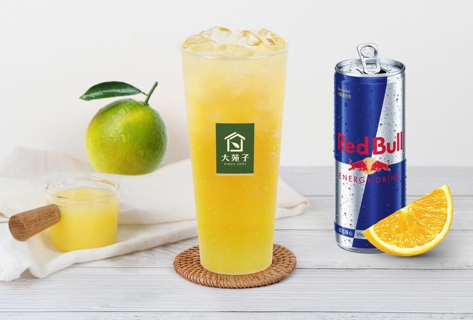 大苑子夏季全新限定飲品Red Bull能量小柳丁，大杯99元。（圖／品牌提供）