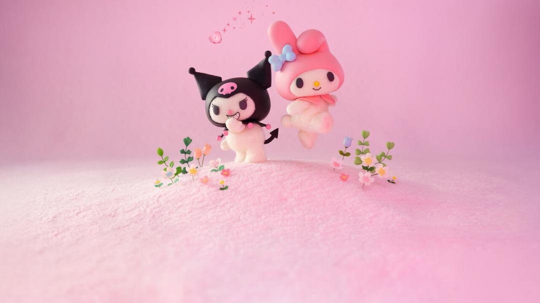Netflix全球首播的定格動畫影集《My Melody & Kuromi》將於 7月24日正式上線。（圖／台灣三麗鷗提供）