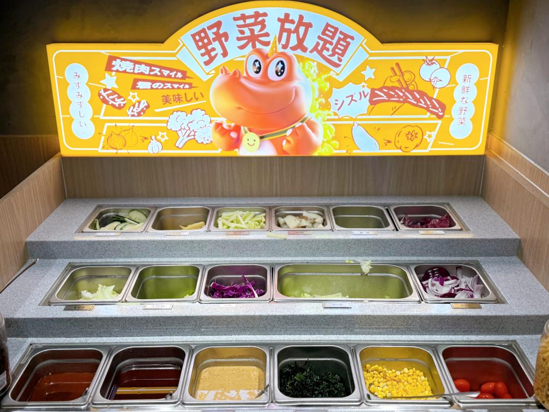 燒肉Smile提供時蔬沙拉吃到飽。（圖／業者提供）