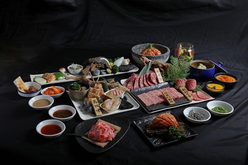 「绘馬別邸」主打日式精緻燒肉套餐，搭配別緻的日式用餐空間。（圖／業者提供）