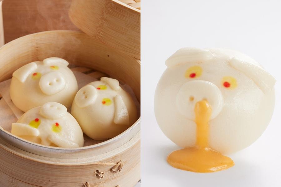 點點心明星招牌「流沙豬仔包」。（圖／品牌提供）