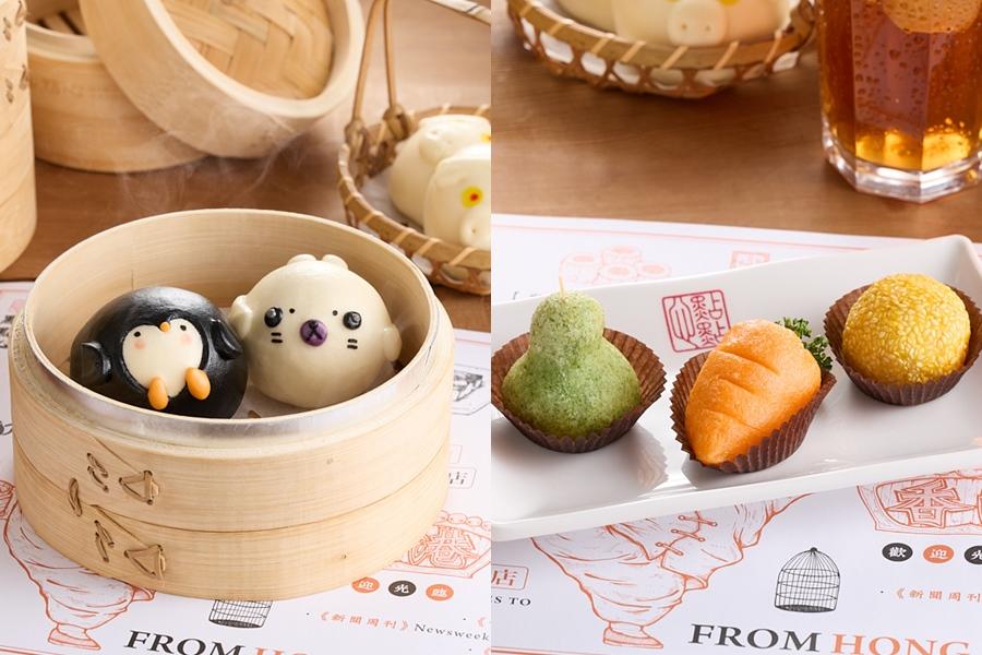 近期新品「企鵝海豹包」和「餡Q三兄弟」，萌度與美味兼具。（圖／品牌提供）