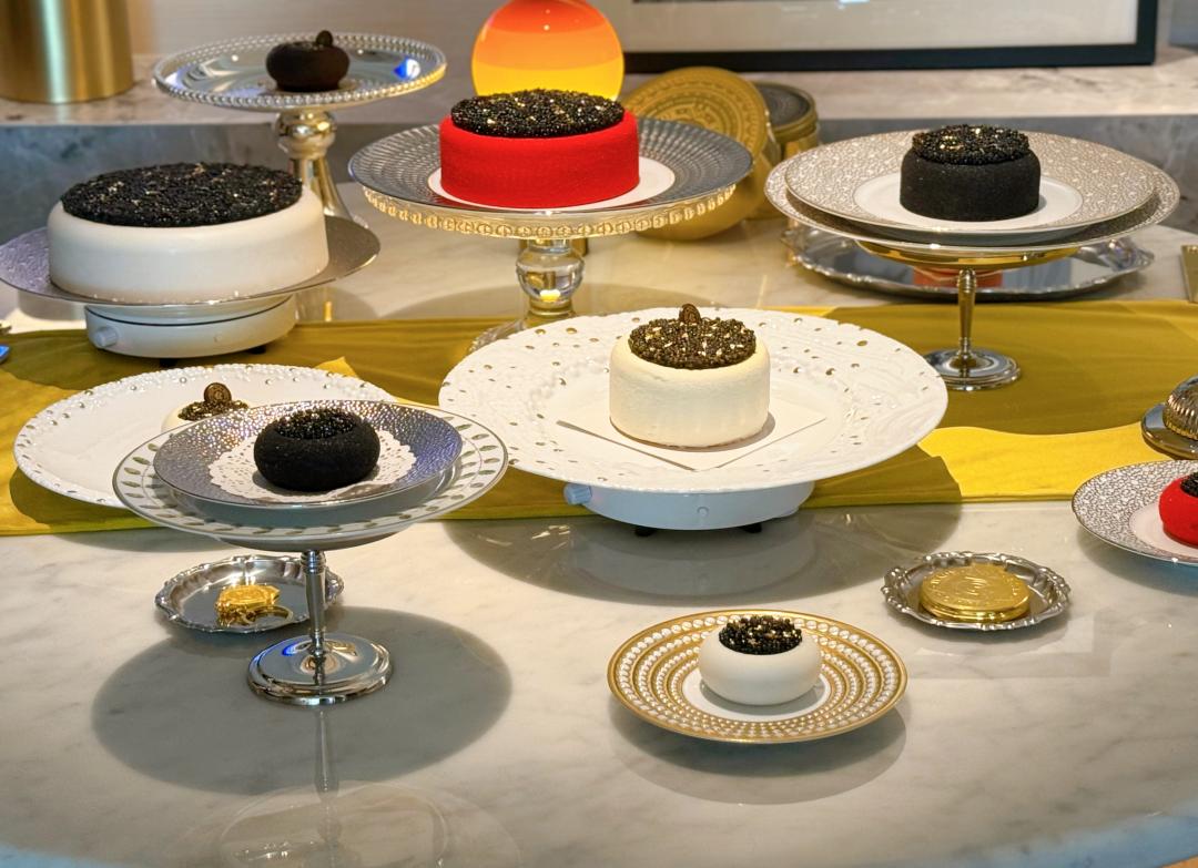 Caviar Cakery魚子醬蛋糕品牌正式登台，7月搶先在春大直推出快閃店。（圖／記者郭宣暄攝）