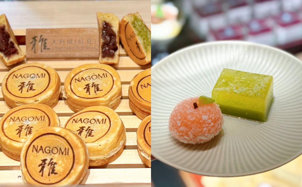 甜點區必吃現做大判燒，以及獨家京都羊羹、柑橘道明寺。（圖／記者郭宣暄攝）