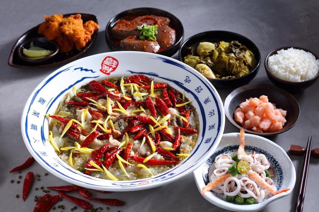 招牌「秘罈酸菜魚」滋味酸麻鮮香。（圖／業者提供）