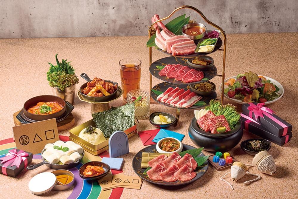 即日起至9月30日止，雙人點用「韓式風味雙人套餐」享優惠價2080元，挑戰「韓式打畫片」成功，贈送松阪豬招待乙份。（圖／品牌提供）