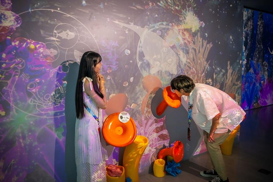 「Ocean Paradise海洋樂園」創造一場屬於「共生」的沉浸式參與體驗。（圖／業者提供）