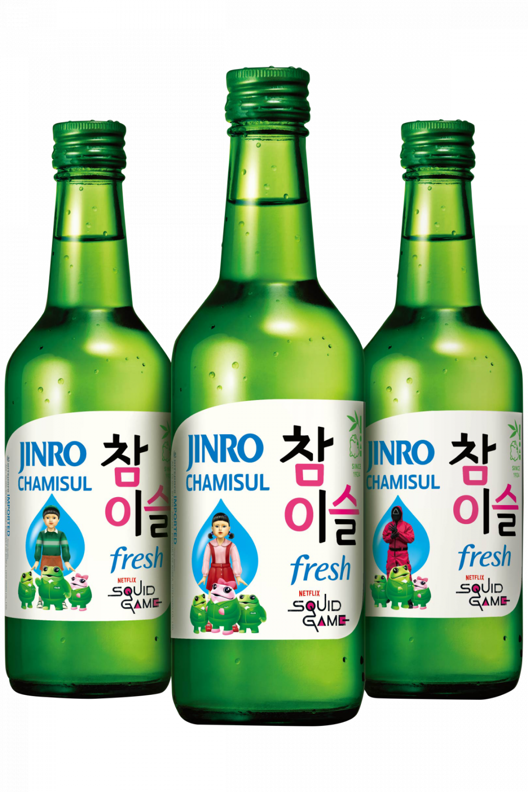 韓國JINRO真露燒酒特別限定聯名款。（圖／品牌提供）